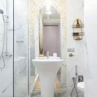 Коврик для ванной Ikea ТОФТБУ 60x90 см бежевый