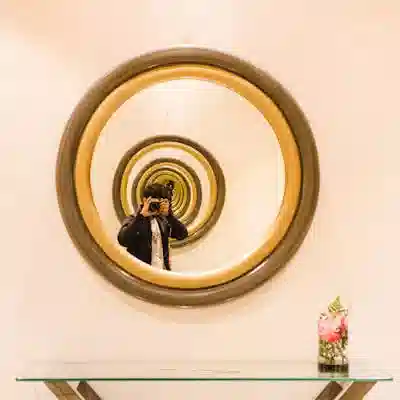 Зеркало для ванной Акватон Мишель 80 см дуб эндгрейн