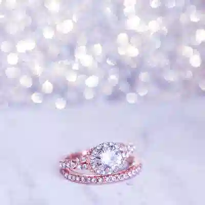 Подвеска с бриллиантом 0.1 ct на цепочке золото 585